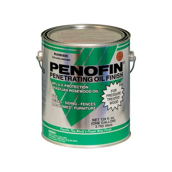Penofin Penofin Transparent Rainier Oil-Based Pressure Treated Wood Stain 1 gal F3PTRGA - main